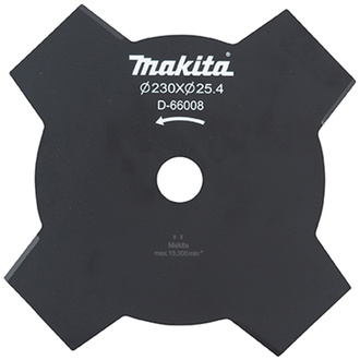 Makita 4-Zahn-Schlagmesser D-66008, Stahl, für Sensen und Freischneider