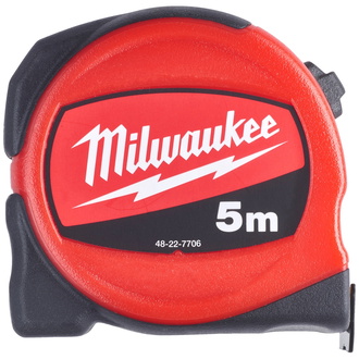 Milwaukee Bandmaß Slim 5 m/25 mm, nicht-magnetisch