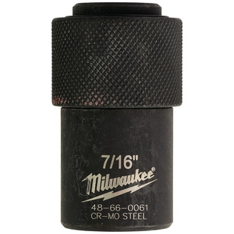 Milwaukee Schnellwechseladapter 1/2" Vierkant auf 7/16" Hex