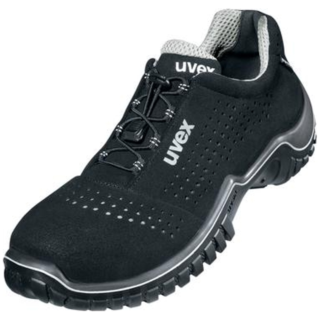 UVEX Sicherheitshalbschuh motion style 69898 S1 W11 Gr. 48 schwarz/silber
