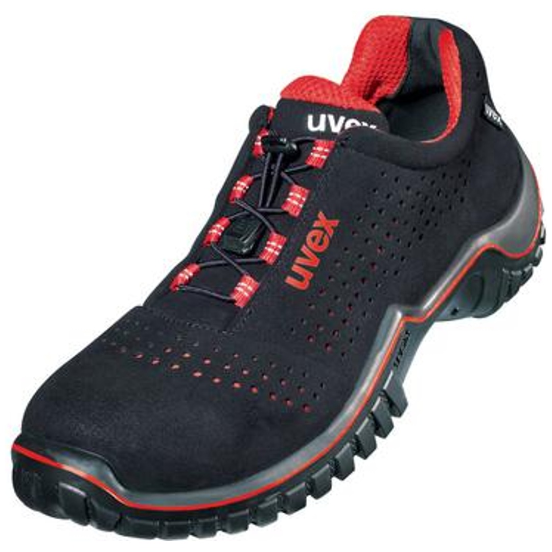 UVEX Sicherheitshalbschuh motion style 69988 S1 Gr. 36 schwarz/rot