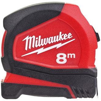 Milwaukee Bandmaß Pro-Compact 8 m nicht-magnetisch, 25 mm breites Band