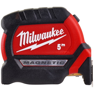 Milwaukee Bandmaß Premium 5 m / 27 mm breit, magnetisch