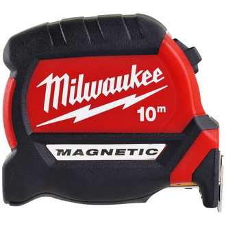 Milwaukee Bandmaß Premium 10 m / 27 mm breit, magnetisch