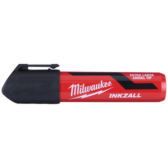 Milwaukee Permanentmarker INKZALL mit Keilspitze, schwarz, Größe XL (1PK)