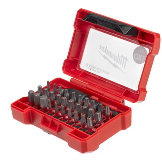 Milwaukee SHOCKWAVE Bit-Set TORX/TORX BO Compact-Set 32-tlg.