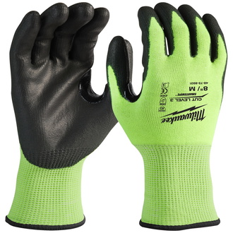 Milwaukee Schnittschutzhandschuhe Kl.C 10/XL HiVis (12 Paar)