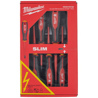 Milwaukee Tri-Lobe VDE Schraubendreher PH SET -7PCS