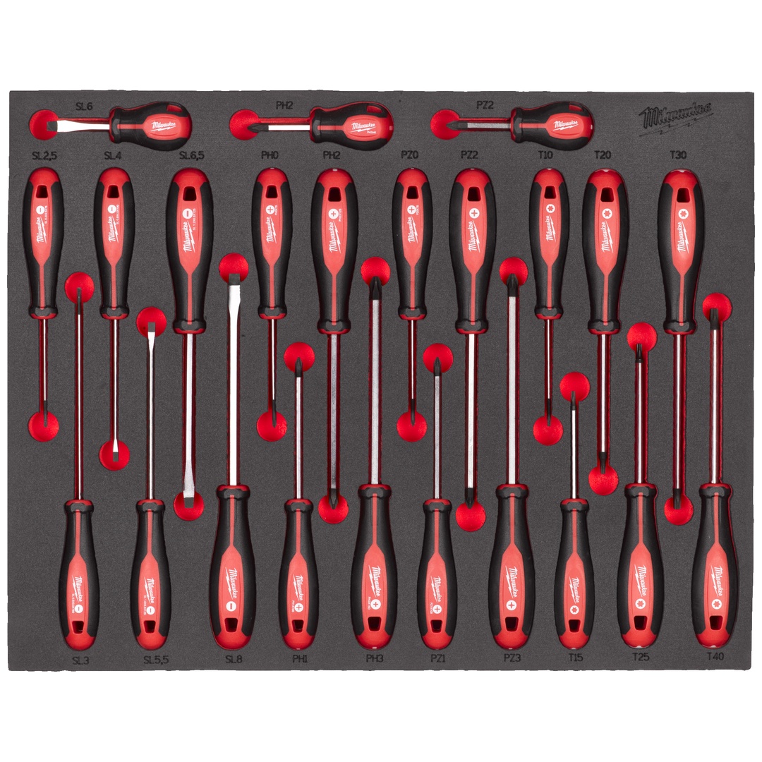 Milwaukee Tri-Lobe Schraubendreher Einlage 23-tlg.