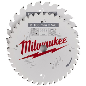 Milwaukee Sägeblatt Twin Pack 165 x 24Z/40Z-2-tlg.