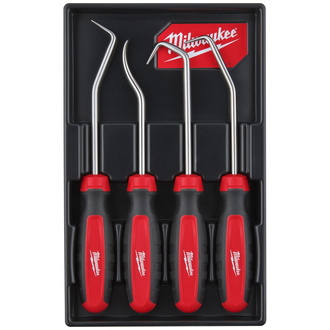 Milwaukee Montagehaken Set Heavy-Duty, 4-tlg. (flach, gebogen, 90°, 45°)