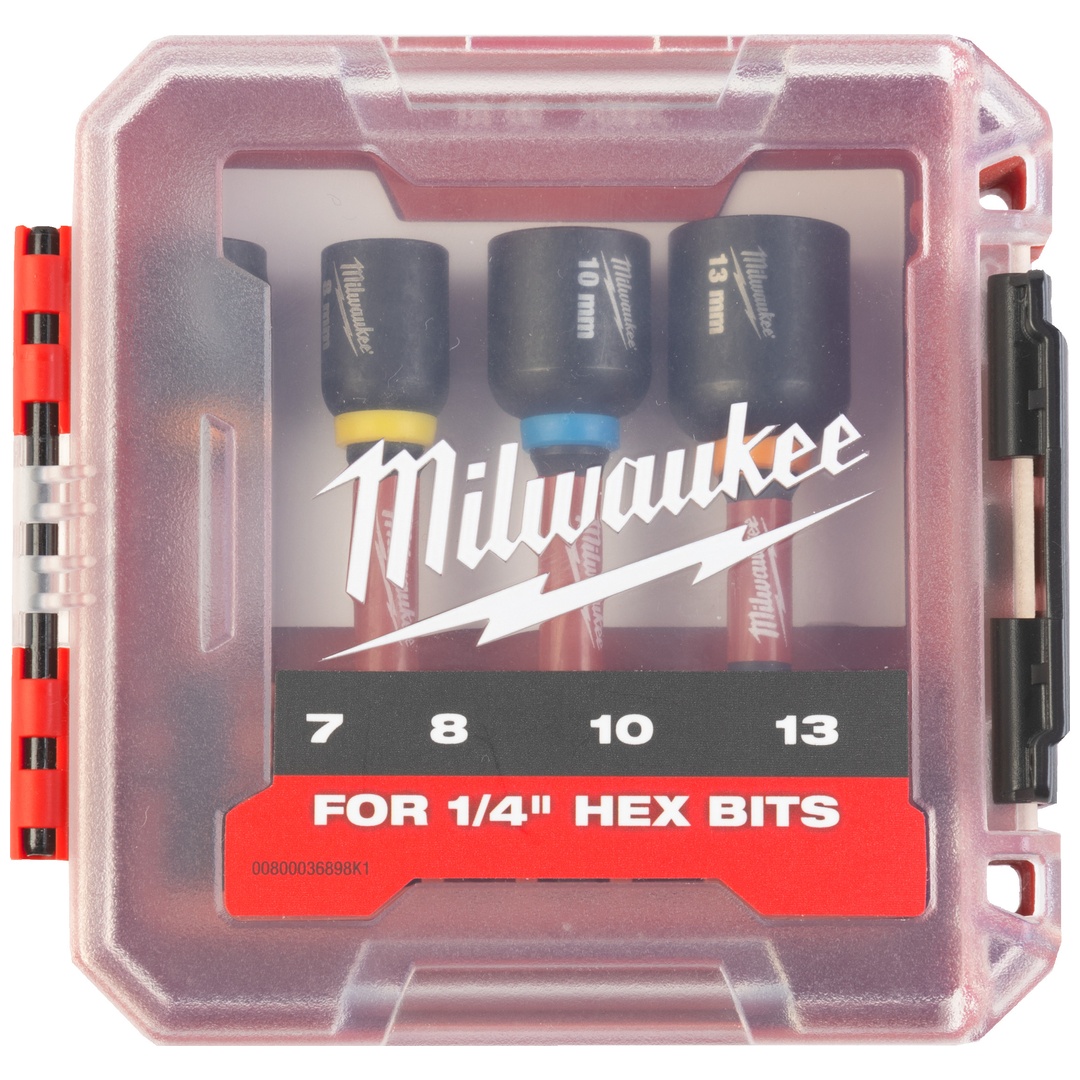Milwaukee SHOCKWAVE Steckschlüssel Hex Set (4-tlg.)