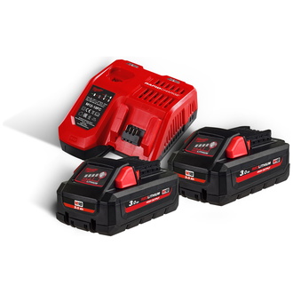 Milwaukee 2 Akkus + Ladegerät M18 HNRG-302, im Karton