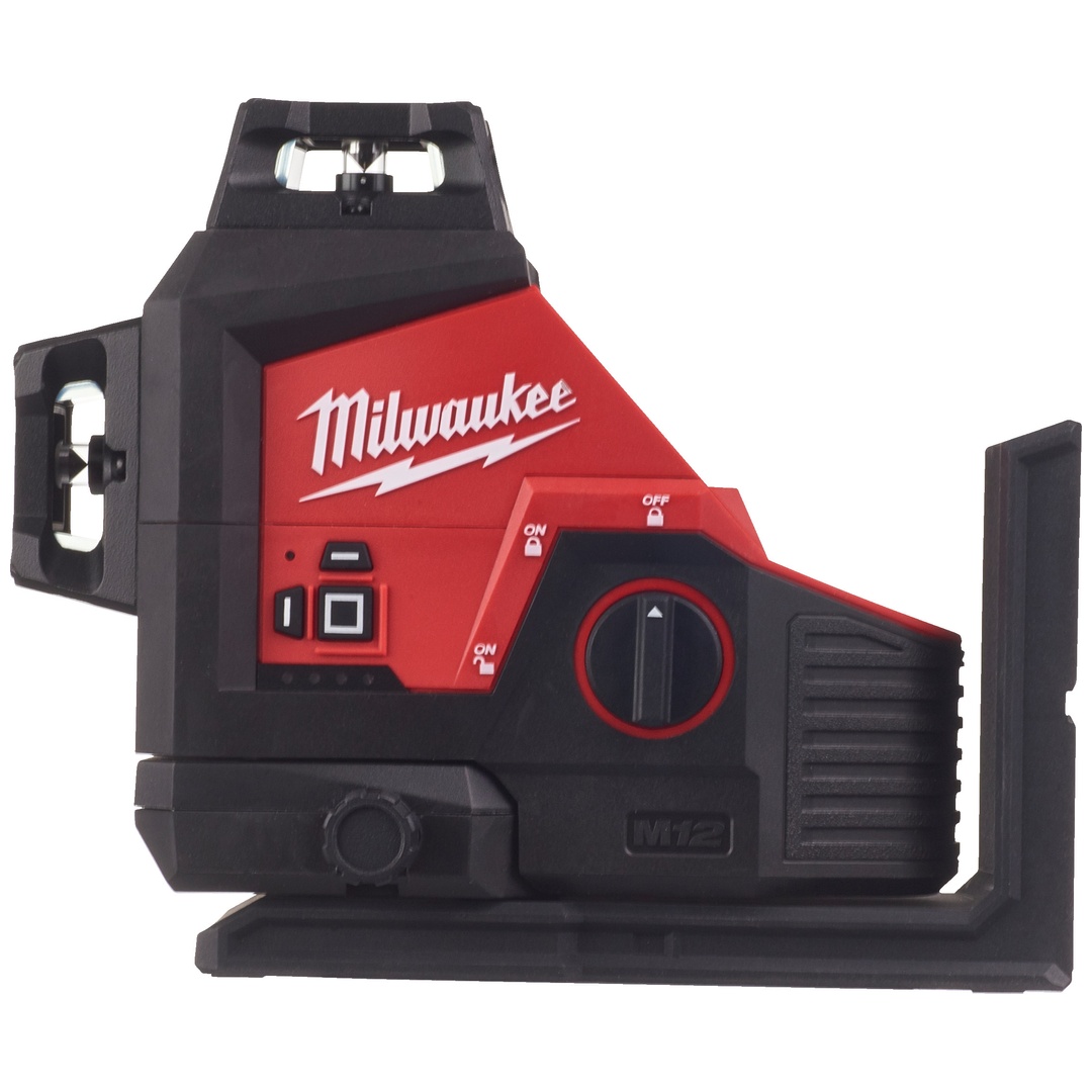 Milwaukee Kreuzlinienlaser 3 x 360° M123PL-0C, Transportkoffer