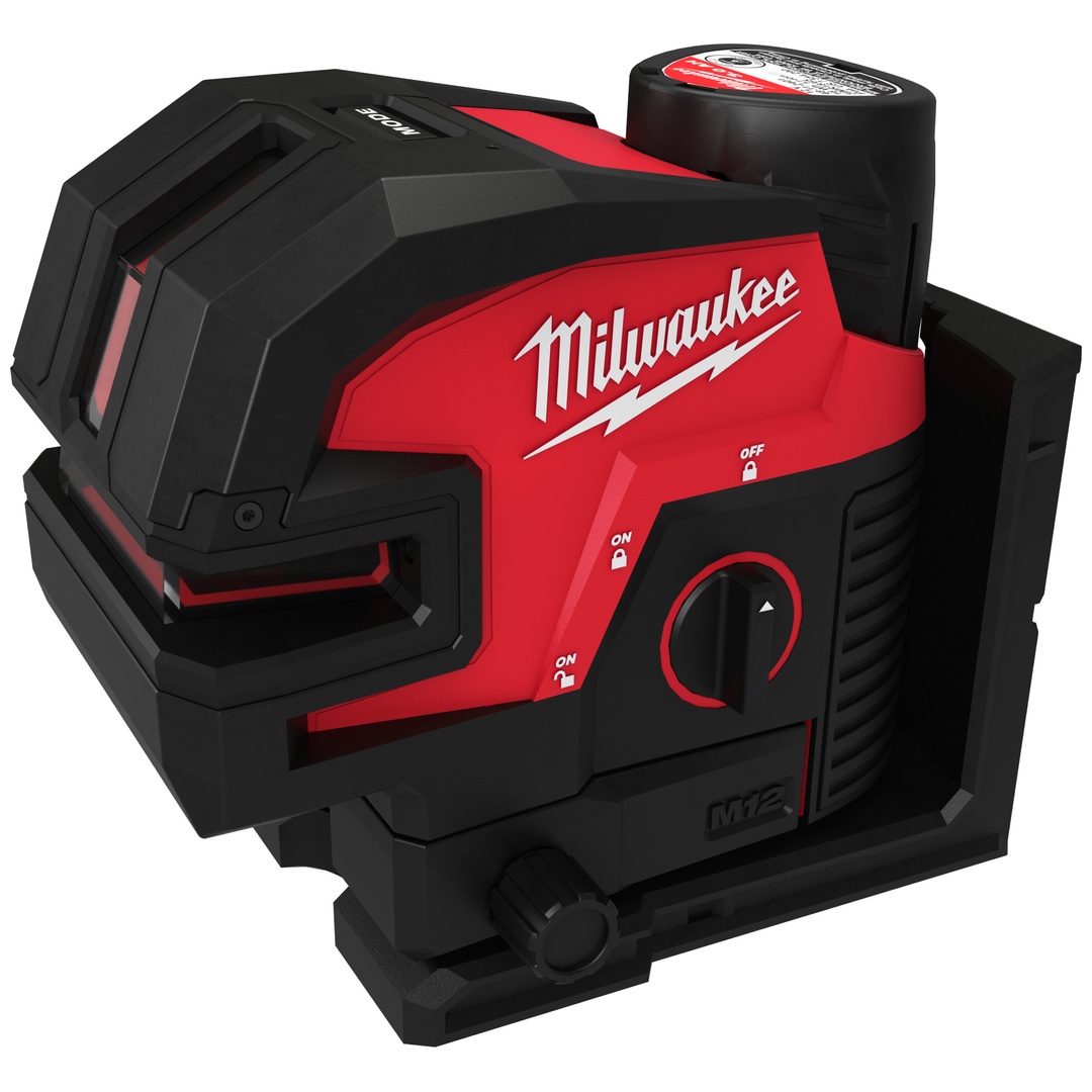 Milwaukee M12 Kreuzlinienlaser M12 CLL4P-301C