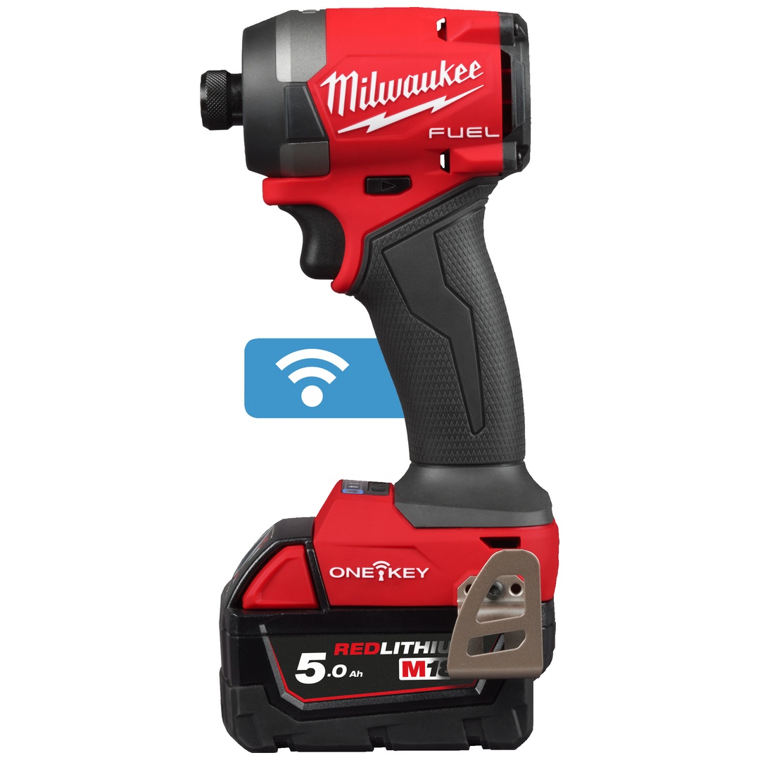 Milwaukee Akku-Schlagschrauber M18 ONE-KEY 1/4, incl. 2x Akku 5 Ah, Schnellladegerät, HD Box