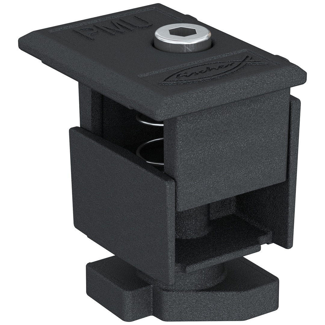 Fischer Universal-Endklemme PM U AL 30-50 schwarz Aluminium