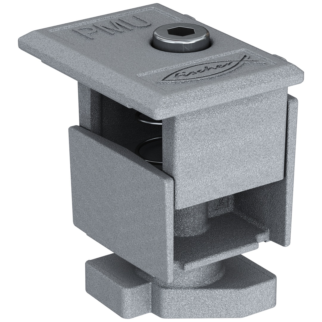 Fischer Universal-Endklemme vormontiert PM U AL 30-50 Aluminium