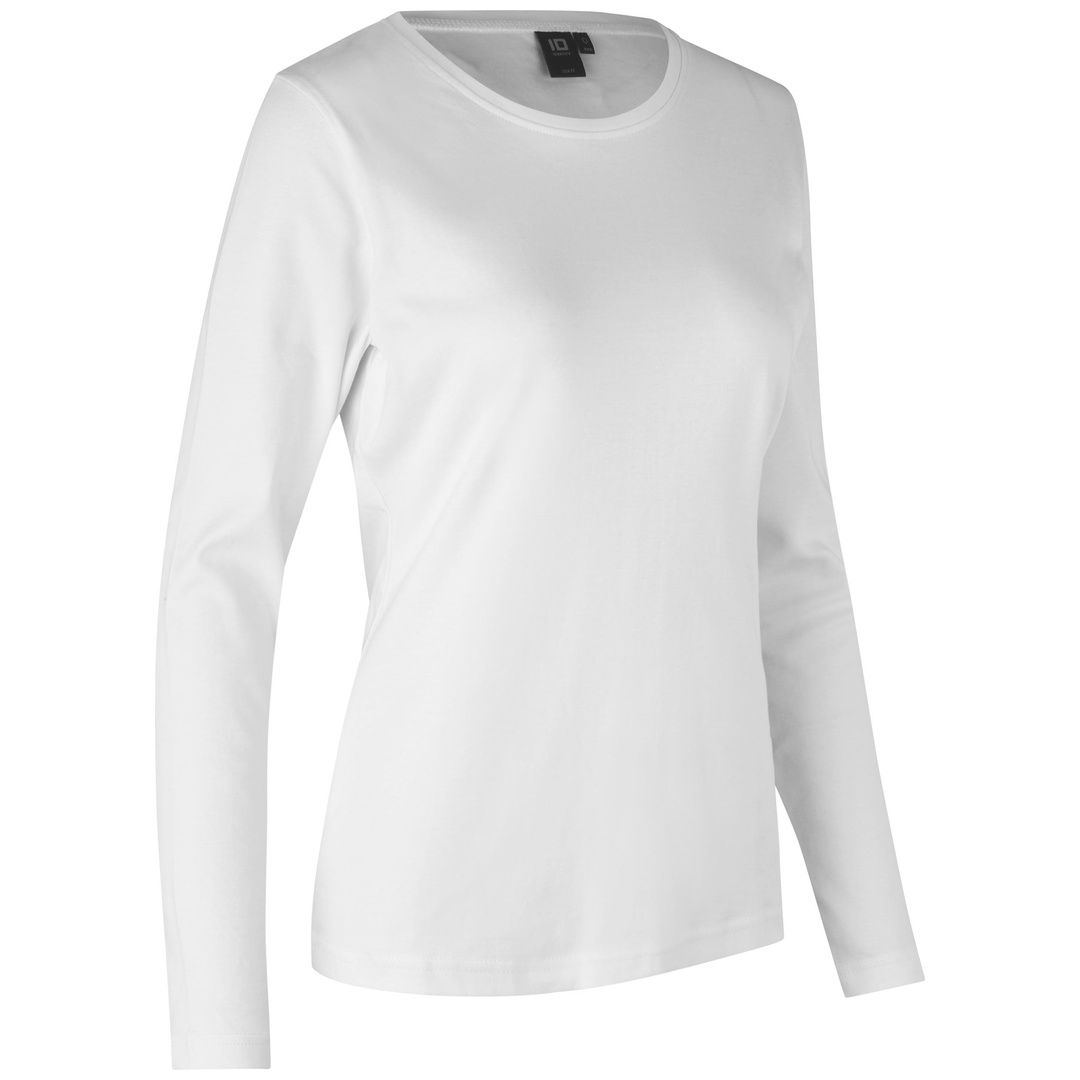 ID-Identity Langarmshirt Damen 0509 Gr. M weiß