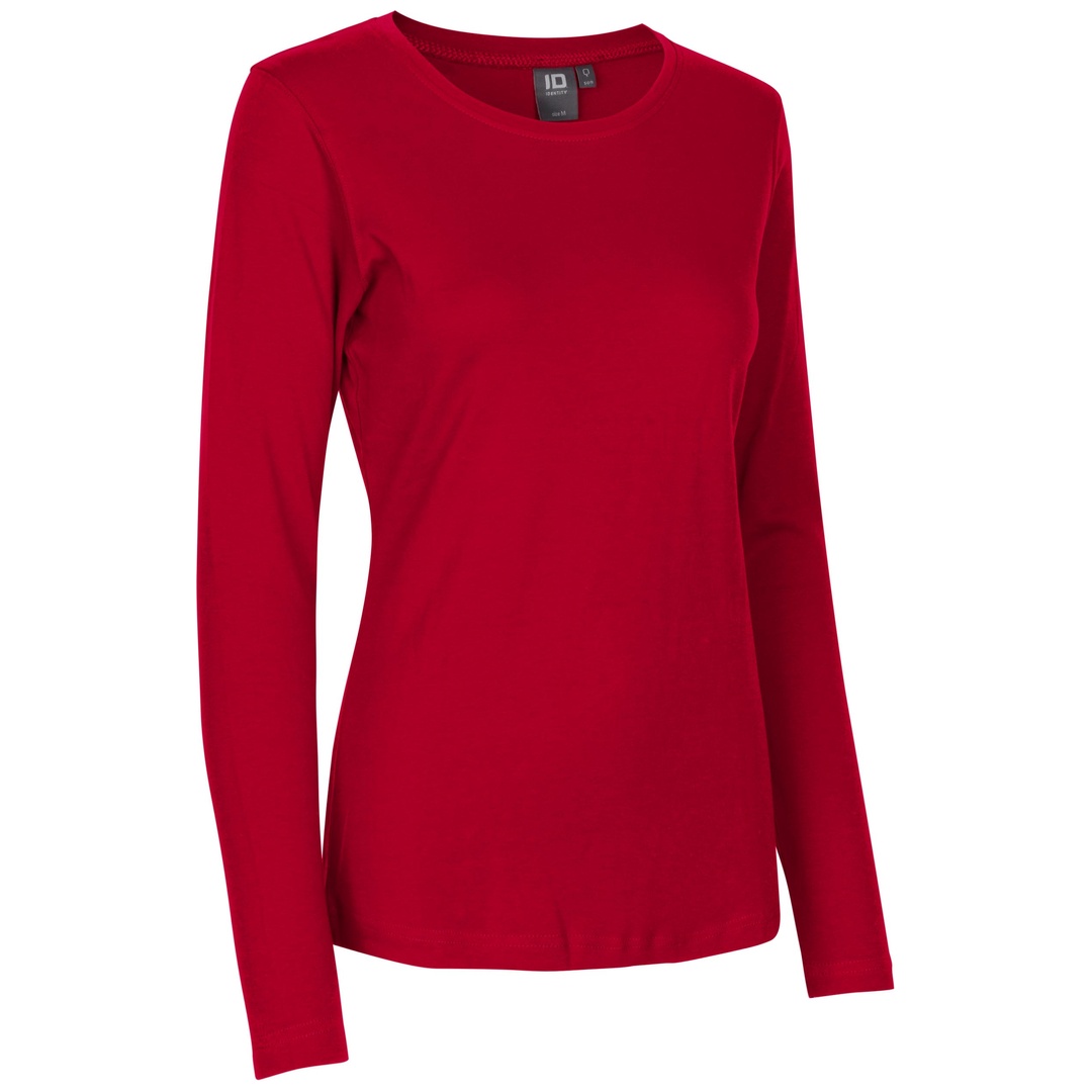 ID-Identity Langarmshirt Damen 0509 Gr. S rot