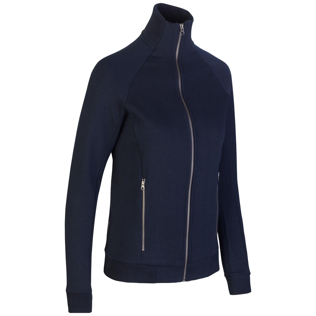 ID-Identity ID Sweat-Cardigan mit Reißverschluss 0629 Damen Gr. L navy