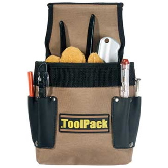 TOOLVIZION ToolPack Nagel- und Werkzeugtasche, 5 Fächer