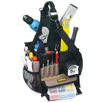 TOOLVIZION ToolPack Viereckige Werkzeugtasche auch zum Umhängen