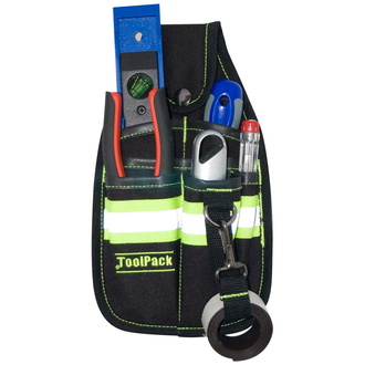 TOOLVIZION TPR Werkzeug-Gürteltasche, Fluo Markierungen