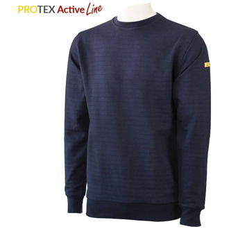 ESD-Protect PROTEX Sweatshirt Active, unisex Gr. 5XL marine