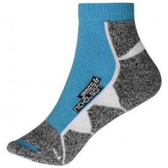 James & Nicholson Sportsocke JN214 kurz Gr. 35-38 bright-blue/white