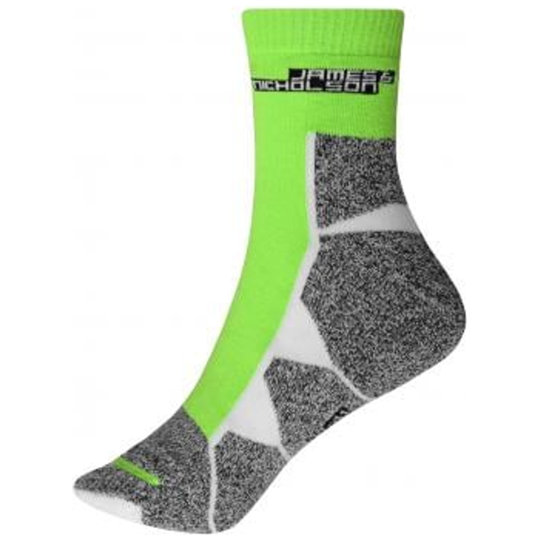 James & Nicholson Funktionelle Sportsocke JN215 Gr. 39-41 bright-green/white