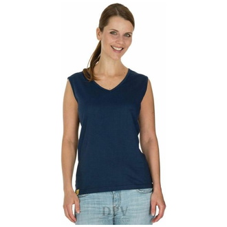 ESD V-Shirt Lady Typ TT-215 tailliert, ohne Ärmel Gr. 2XL blau