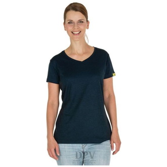 ESD T-Shirt Lady Typ TL-7422 kurzarm Gr. 2XL blau