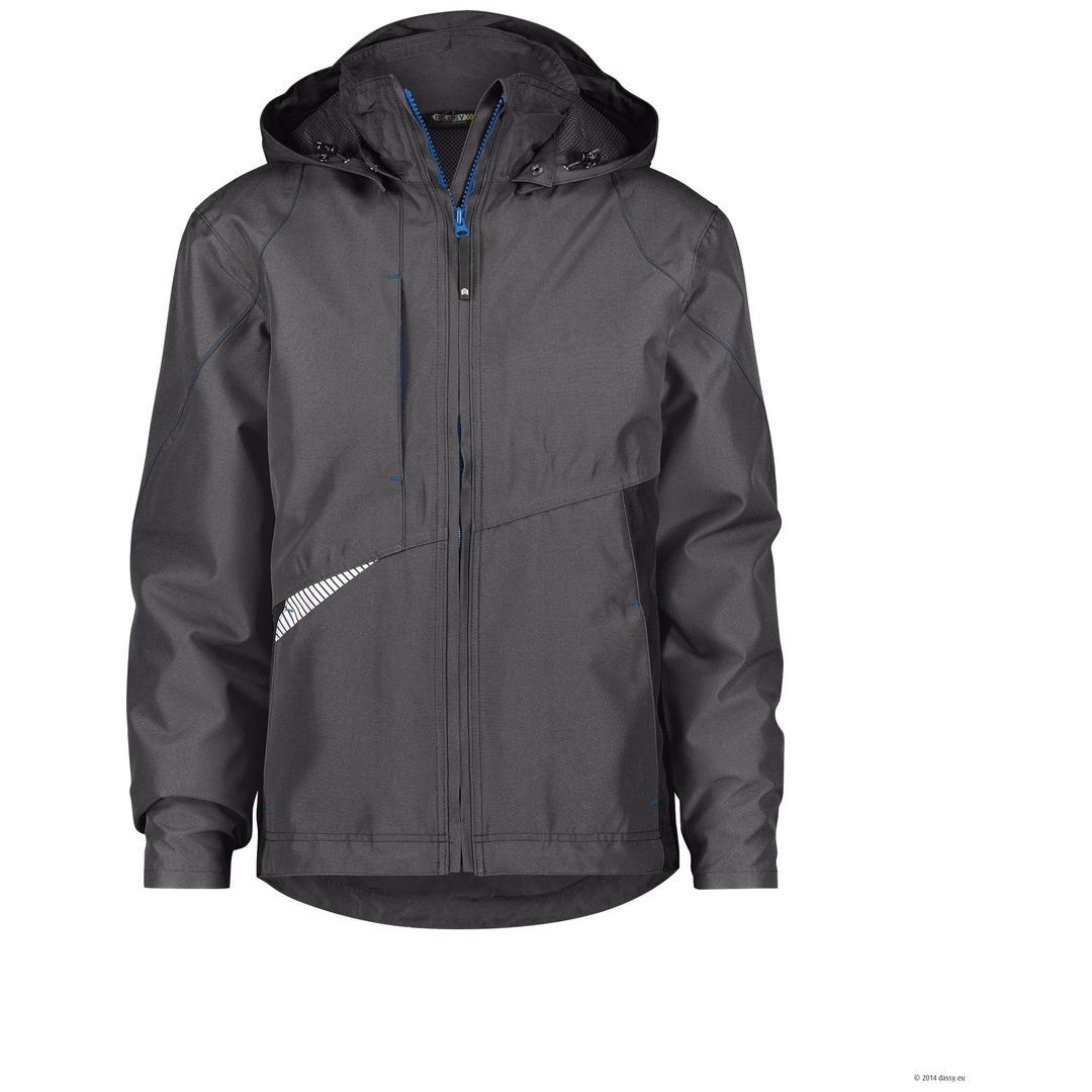 Dassy Wasser- & winddichte Arbeitsjacke Hyper 300404 PES80 Gr. 4XL anthrazitgrau/schwarz