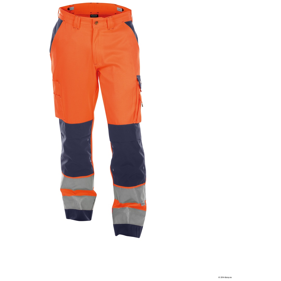 Dassy Warnschutzhose Buffalo PESCO74 MINUS Gr. 50 orange/dunkelblau