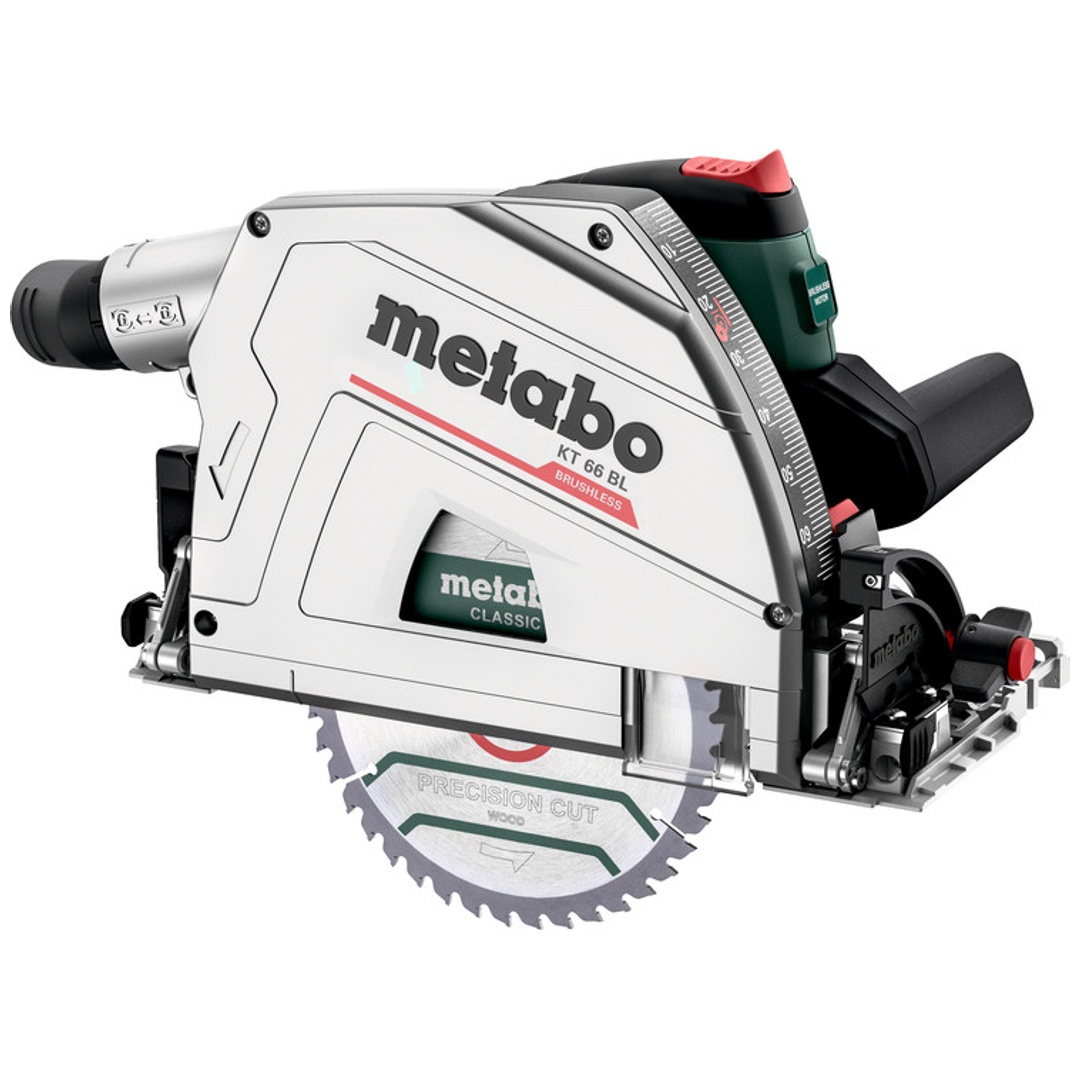 Metabo Tauchkreissäge KT 66 BL, incl. Sägeblatt, Zubehör, Karton