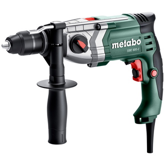 Metabo Schlagbohrmaschine SBE 800-2, incl. Schnellspannbohrfutter, Zubehör, Karton