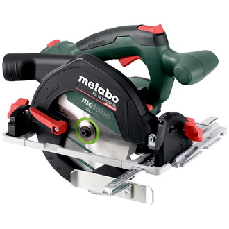 Metabo Akku-Handkreissäge KS 18 LTX 57 BL, incl. Parallelanschlag, Kreissägeblatt, Zubehör, metaBOX