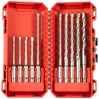 Milwaukee Hammerbohrer-Set SDS-plus M2 Set 1, 10-tlg.