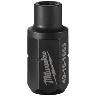 Milwaukee Adapter für Schlagnüsse 1/4", Typ Hex, für Durchgangsratsche