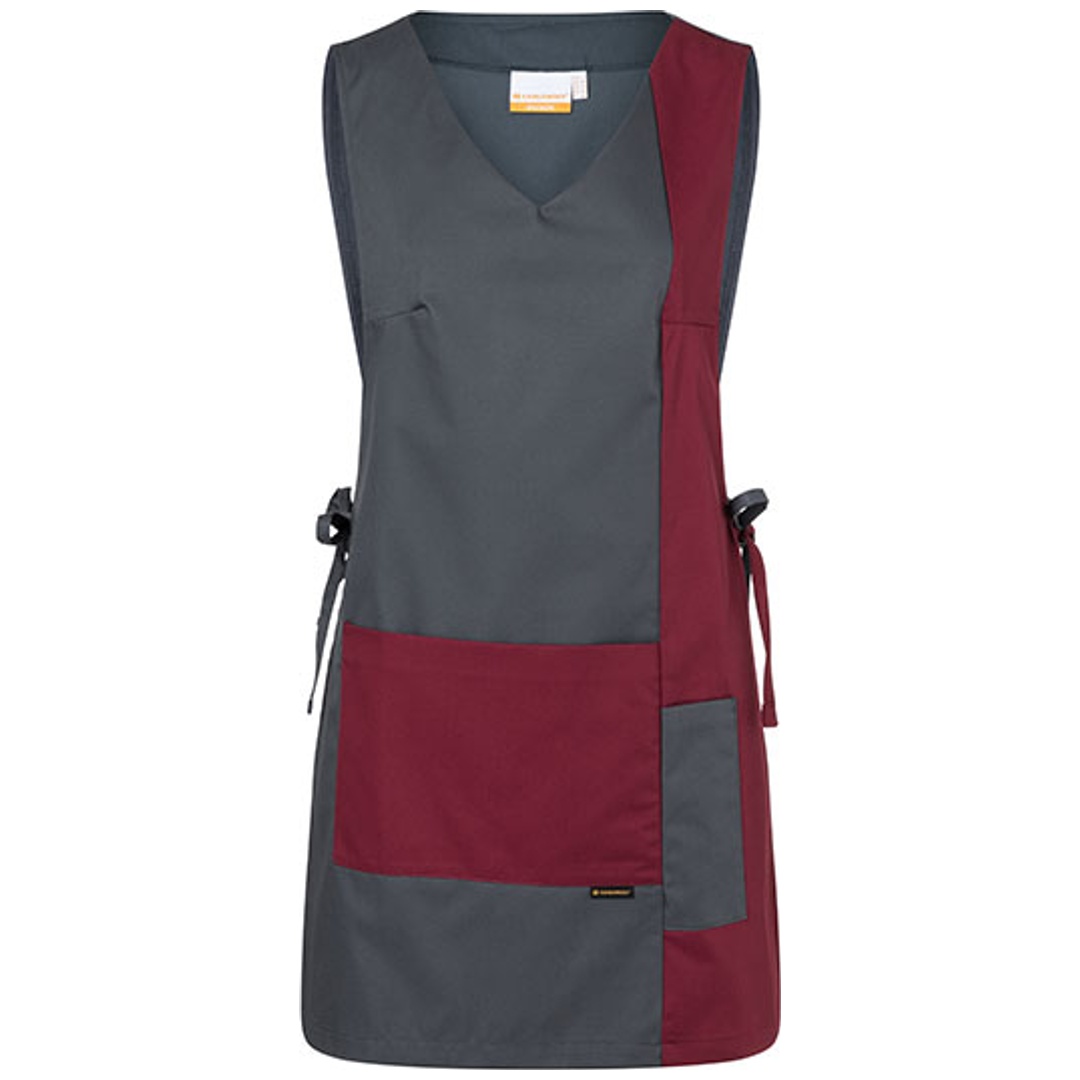Karlowsky Überwurfkasack Marlies Gr. 34-36 anthracite/bordeaux