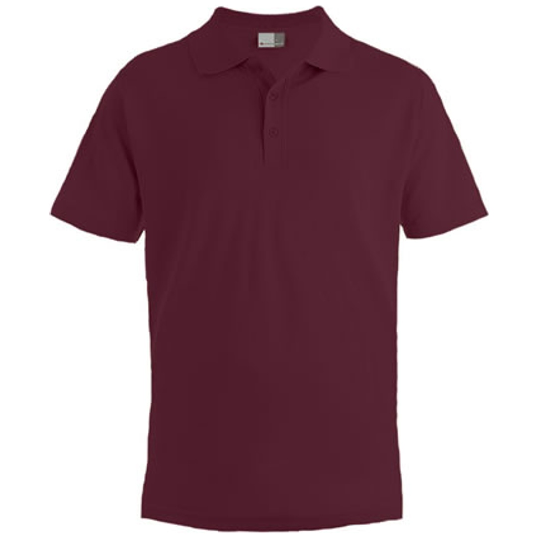 Promodoro Poloshirt Herren 4001 Gr. 4XL burgundy