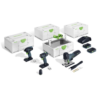 Festool Akku-Combo-Set Montage TID 18/TXS 18/PSC 420/TB M 137