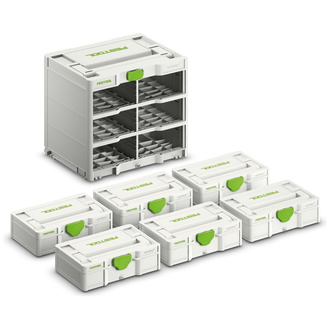 Festool Systainer³ Rack SYS3-RK/6 M 337-Set