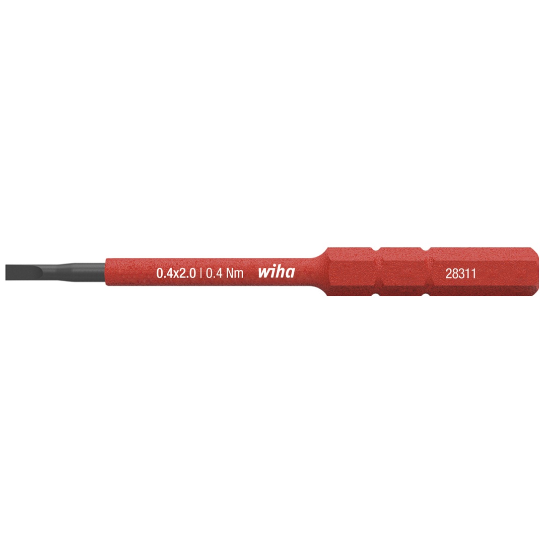 Wiha Bit slimBit electric Schlitz 2,0 mm x 75 mm