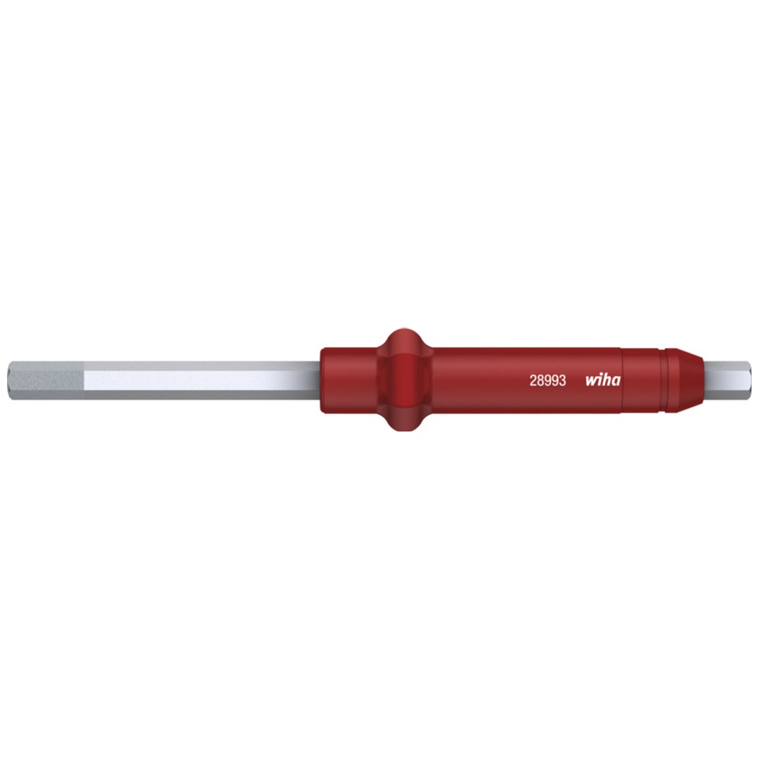 Wiha Wechselklinge Sechskant für Drehmoment-Schraubendreher mit Quergriff 3,0 mm x 130 mm
