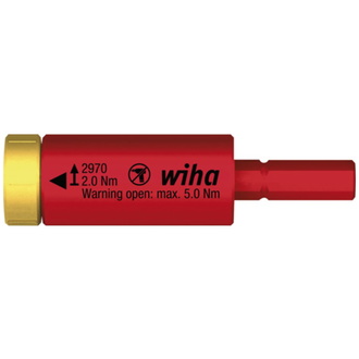 Wiha Drehmoment easyTorque Adapter electric für slimBits und slimVario Halter 2,0 Nm (41342)