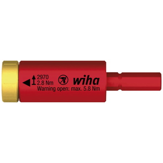 Wiha Drehmoment easyTorque Adapter electric für slimBits und slimVario Halter 2,8 Nm (41344)