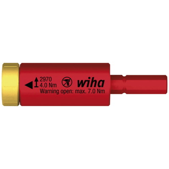 Wiha Drehmoment easyTorque Adapter electric für slimBits und slimVario Halter in Blister 4,0 Nm (41345)