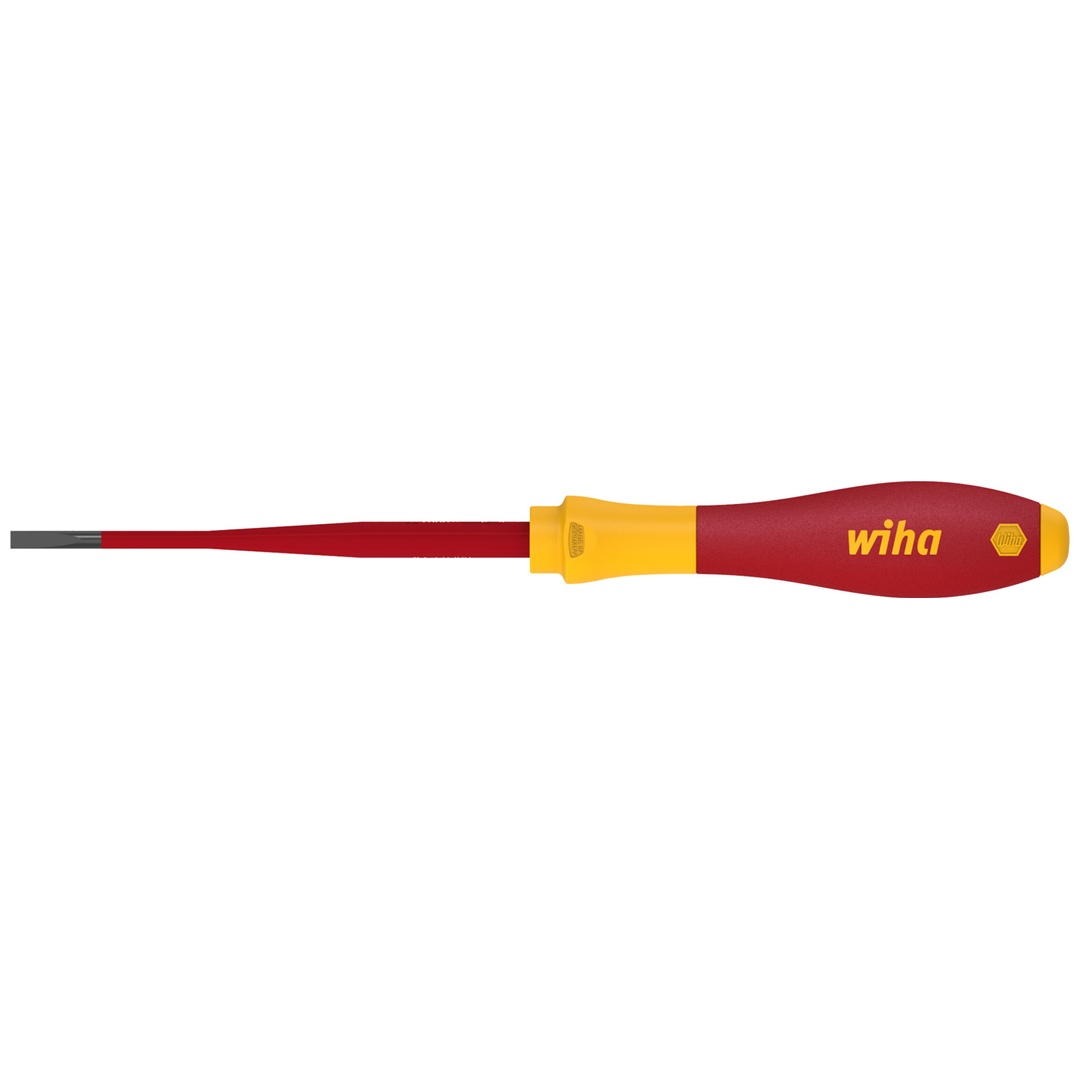 Wiha Schraubendreher SoftFinish electric slimFix Schlitz 3,5 mm x 100 mm